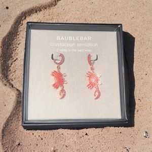 Baublebear crabby earrings nwt
